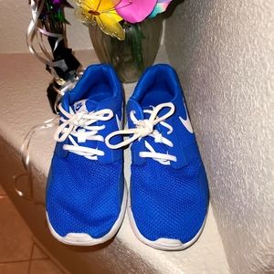 Blue Nikes